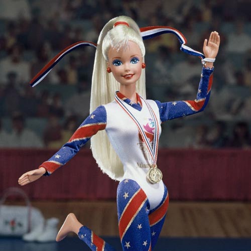 gymnast barbie argos