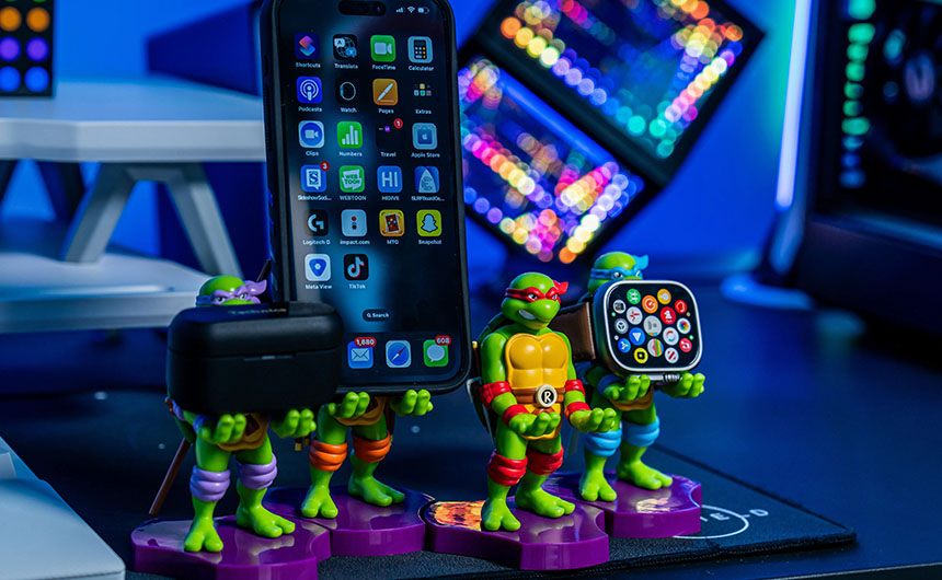 The new Holdems line of mini collectables sees Teenage Mutant Ninja Turtles making their debut for the company.